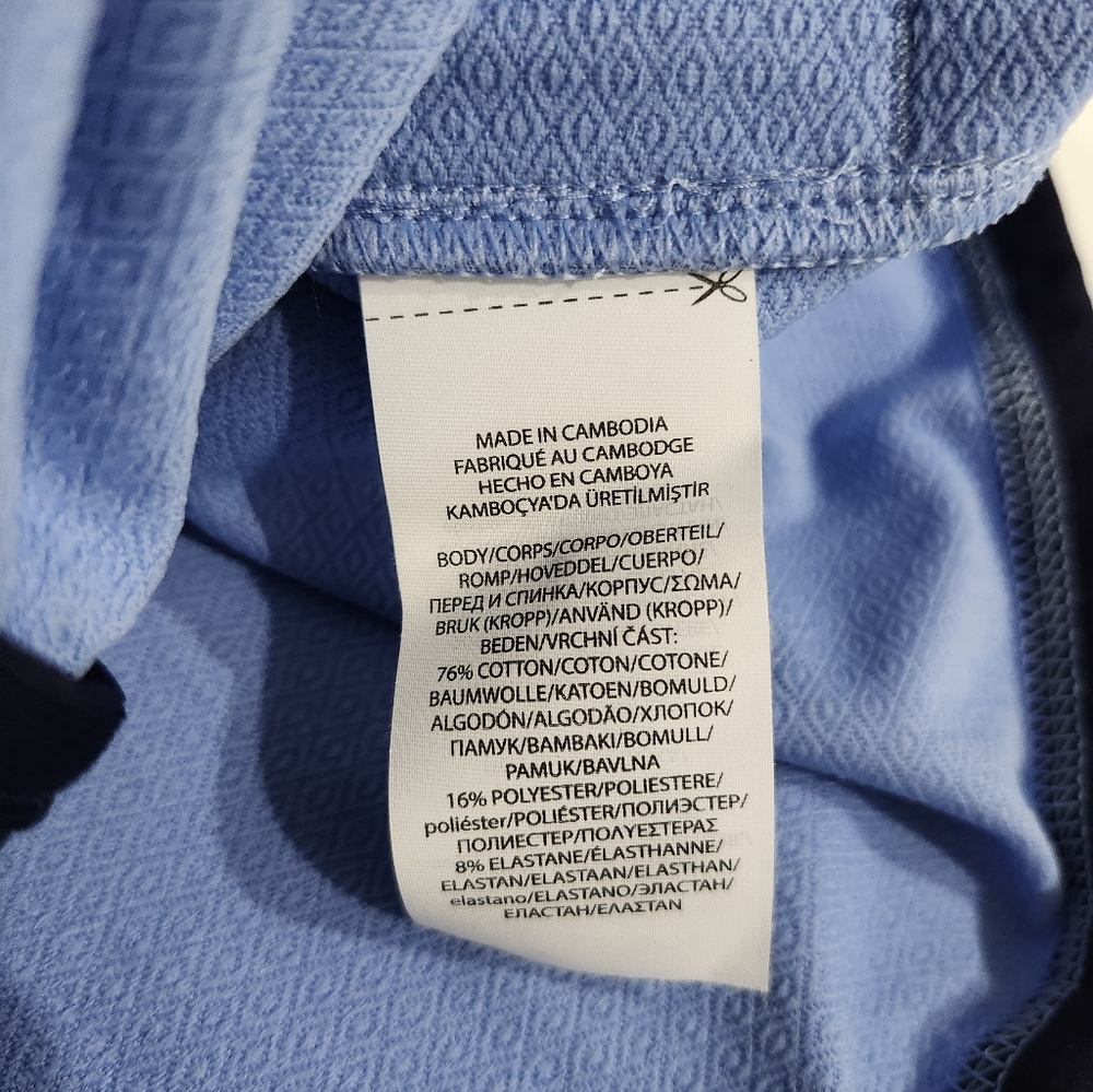 RLX Ralph Lauren Men's Fall Blue Lightweight Wicking Full Zip Vest Size Small NW - Picture 7 of 7